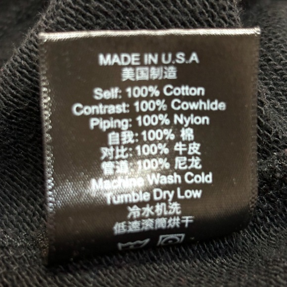 RHUDE-MCLAREN STRAIGHT LEG LOGO -APPLIQUÉD COTTON JERSEY COLLAB JOGGERS SIZE M - Picture 10 of 11